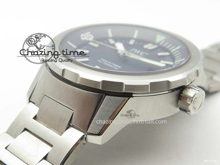 MIROTIME 0101 UrbanStyle Aquatimer Automatic IW329002 V6F 1:1 Best Edition Black Dial On SS Bracelet MIYOTA 7317